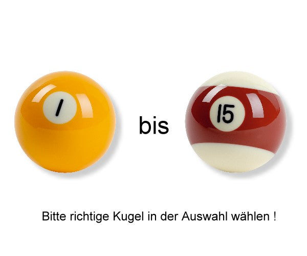 Kugel Pool Aramith Premier 57,2 mm Nr. 1 bis 15