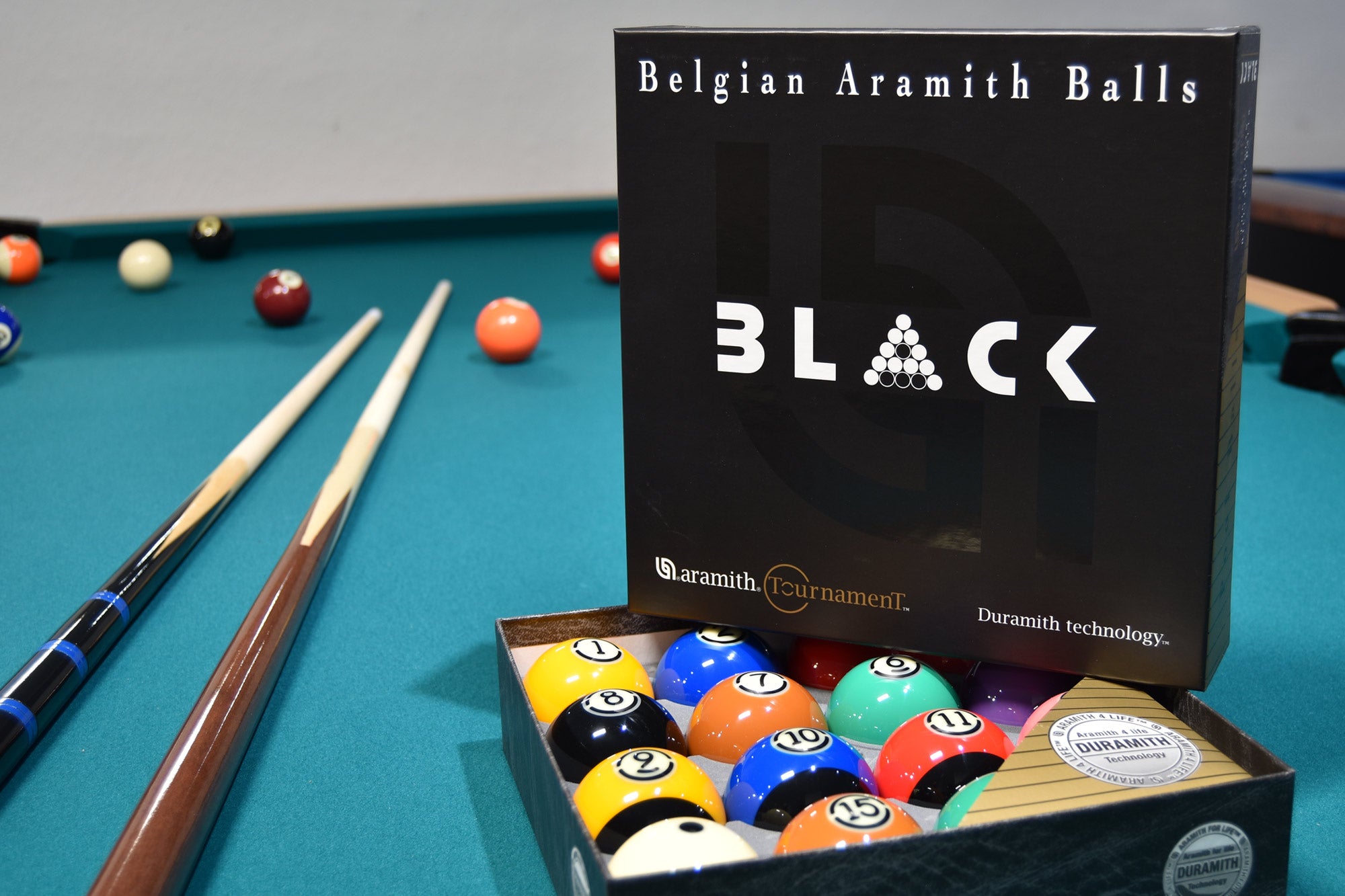 Kugeln Pool Duramith Tournament Black TV 57,2 mm