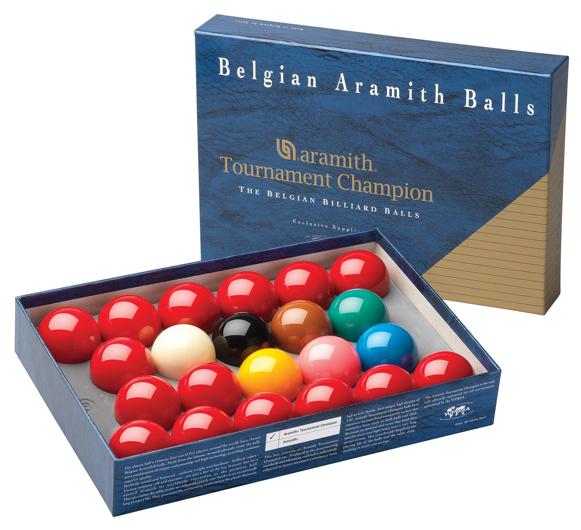 Kugeln Snooker Aramith Tournament 52,4 mm