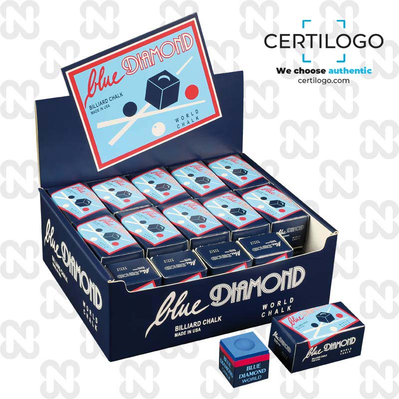 Kreide Blue Diamond Großbox mit 25 Einzelboxen á 2 Kreidewürfel