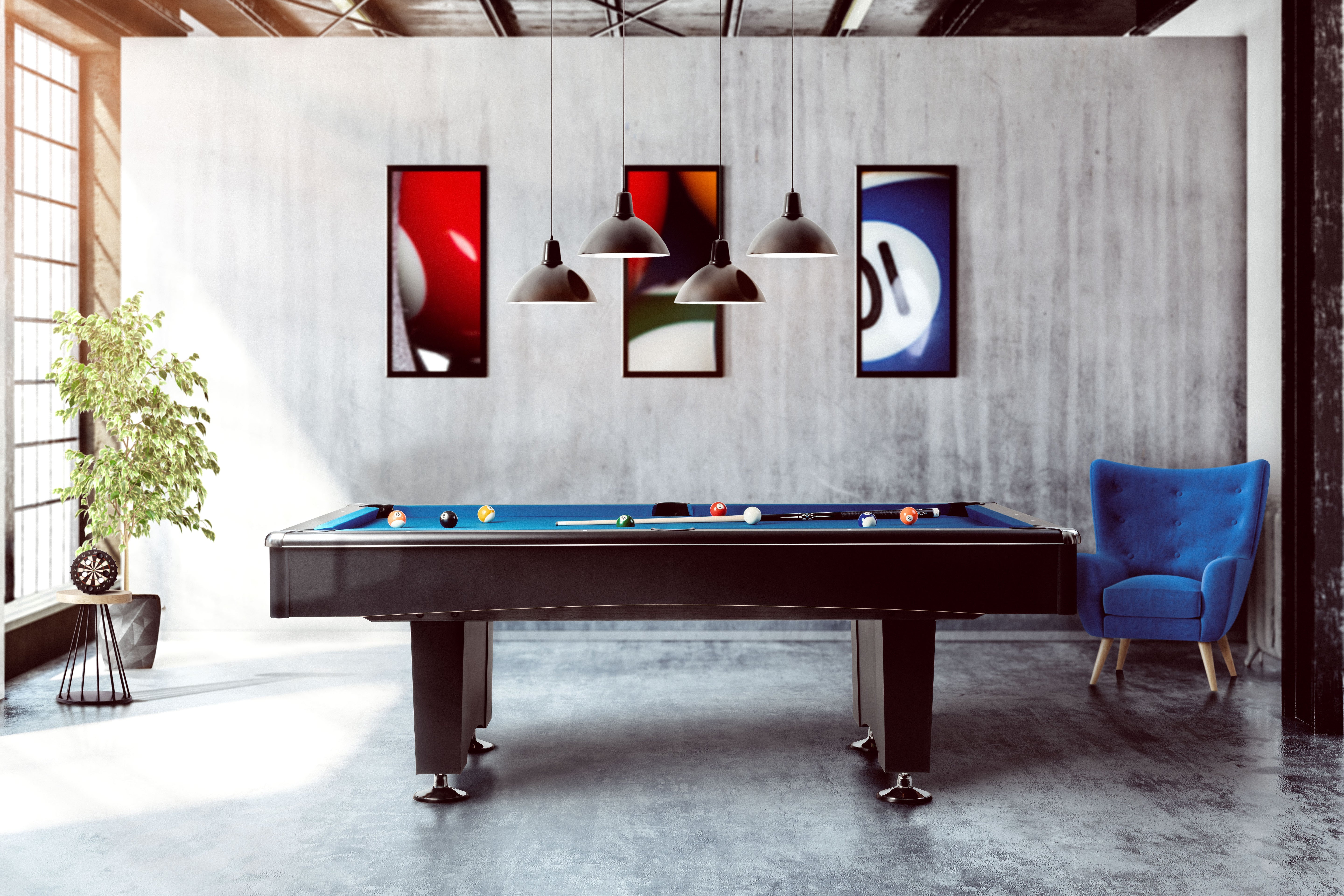 Winsport - Billardtisch - Black Pool