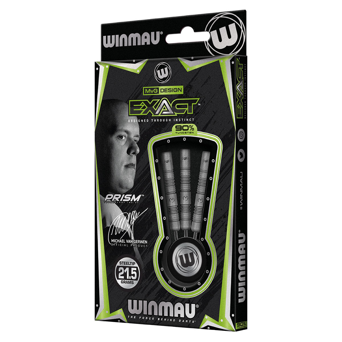 Winmau - Steeldart - MvG Exact 21,5 gr.