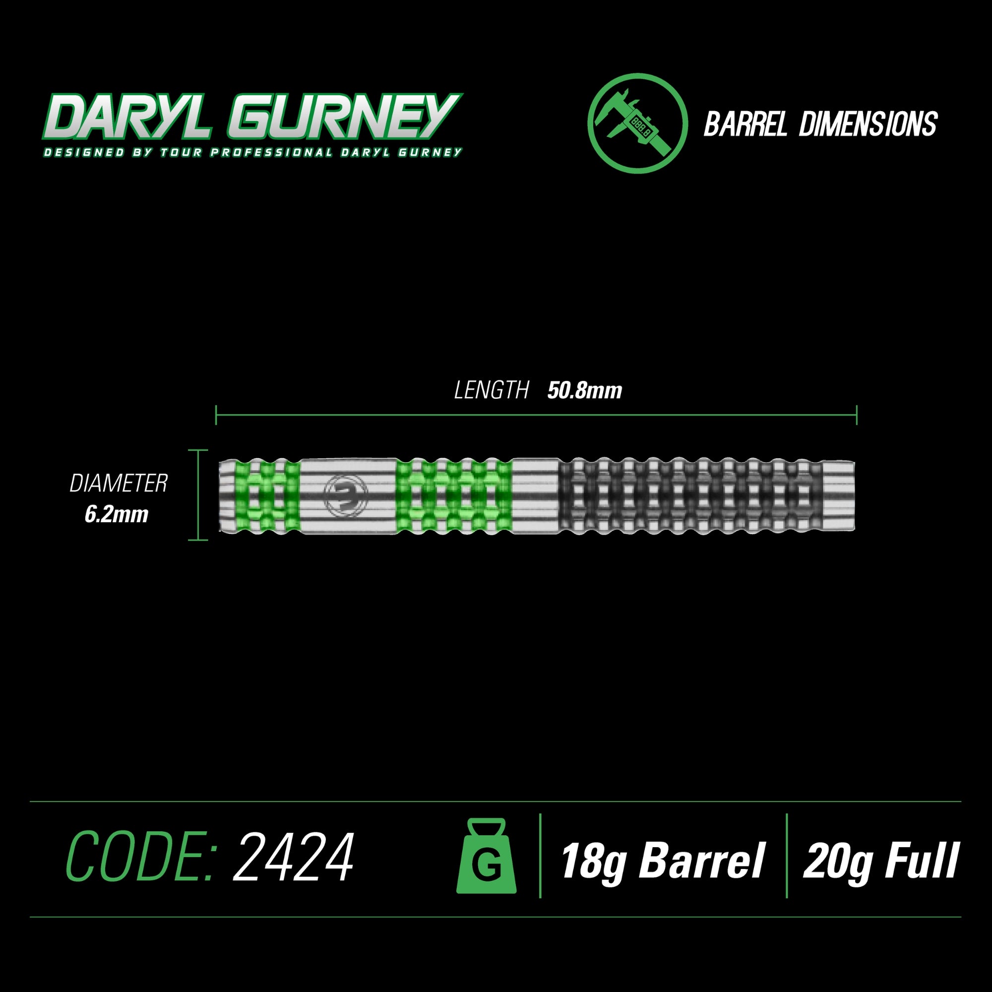Winmau - Softdart - Daryl Gurney Special Edition 20 gr.