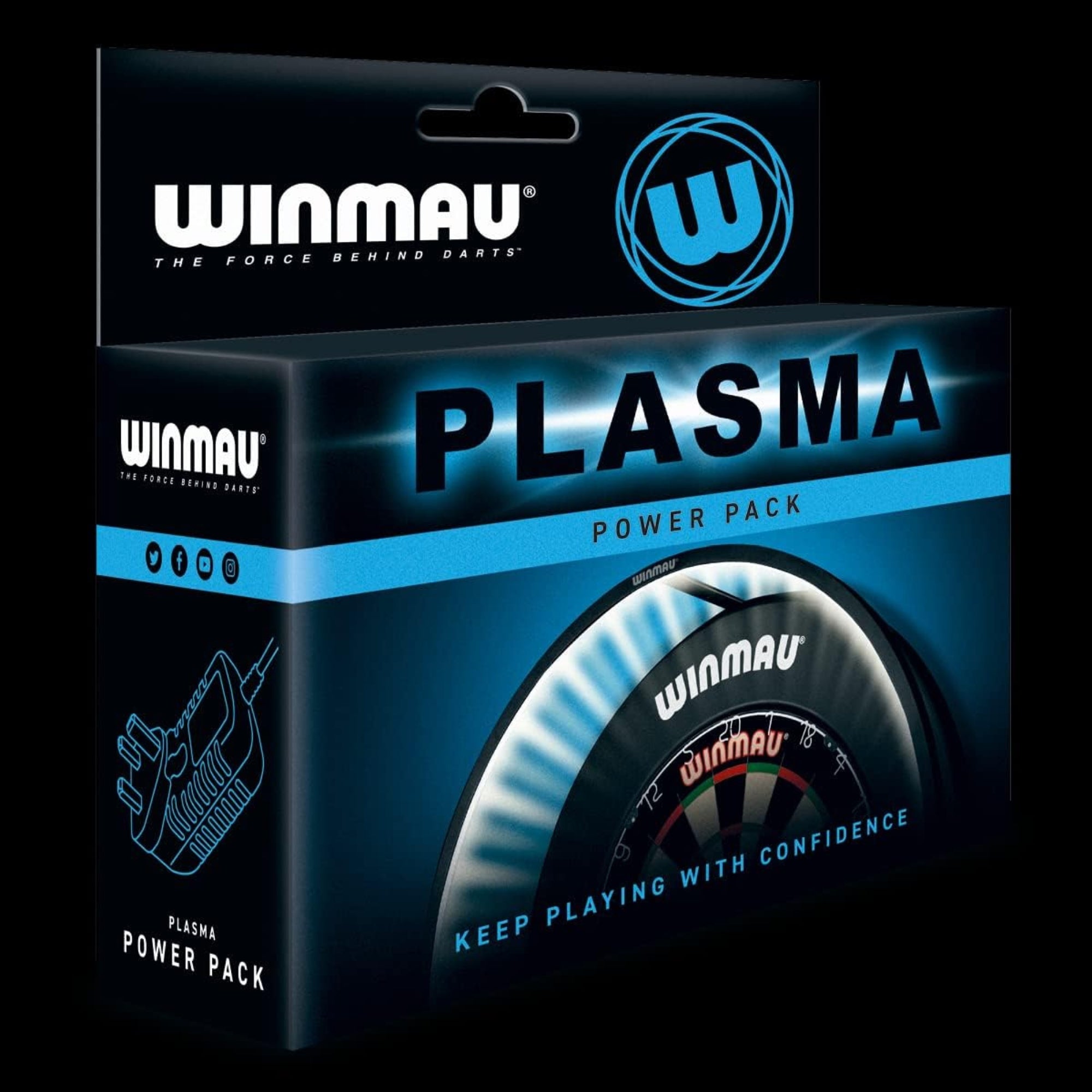 Winmau - Ersatzset Power Pack/Netzteil für Beleuchtung Plasma