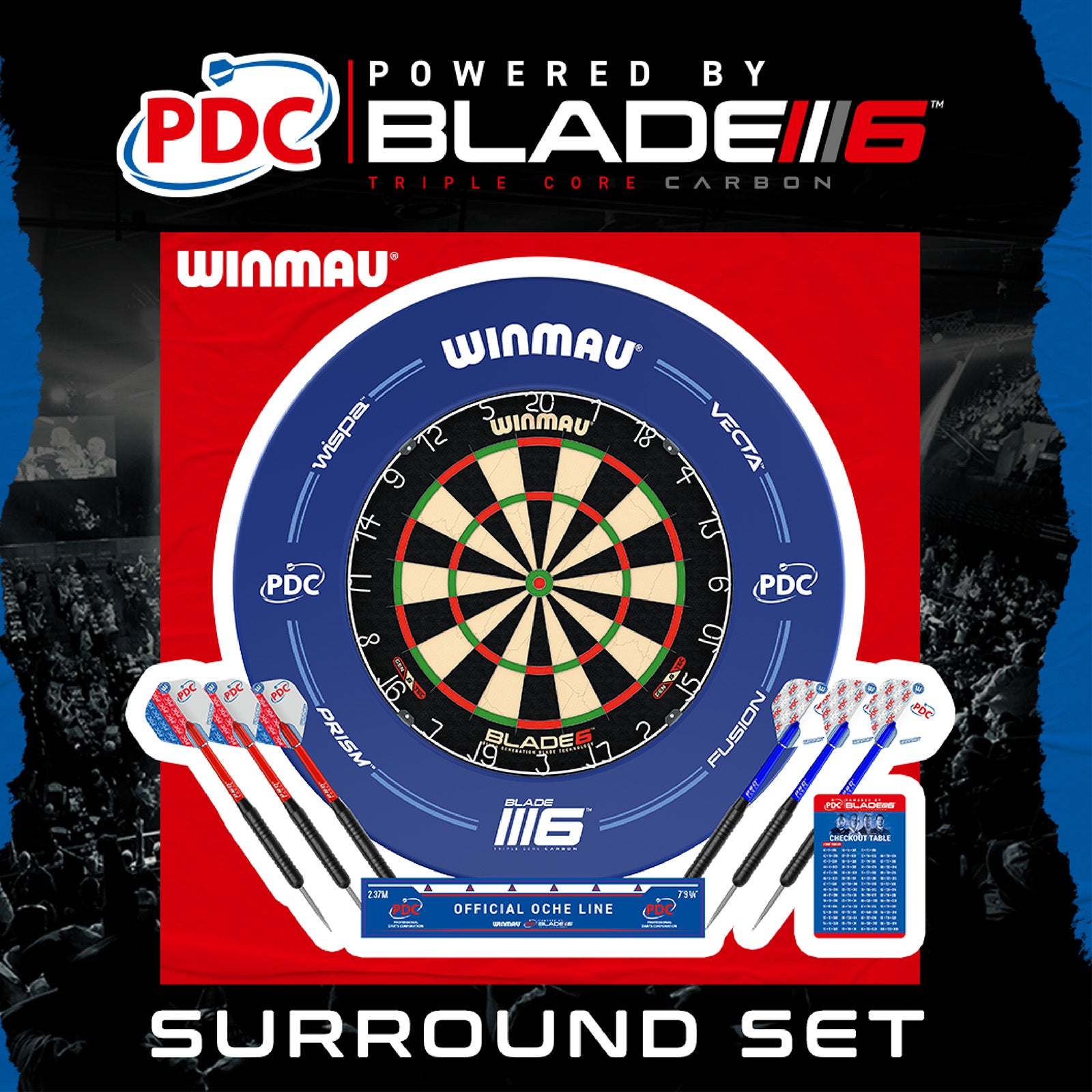 Winmau - Dartboard Surround Set - PDC