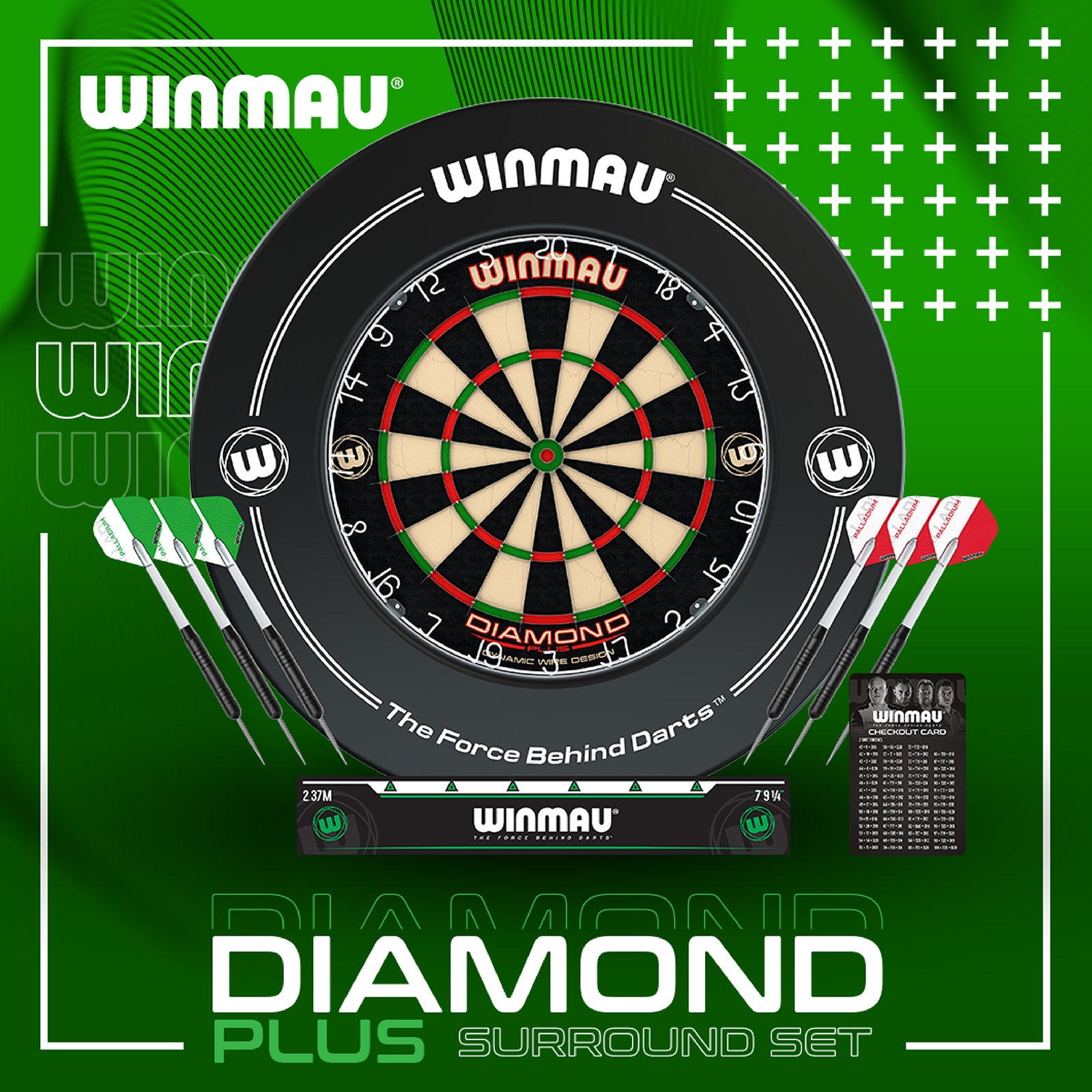 Winmau - Dartboard Surround Set - Diamond Plus