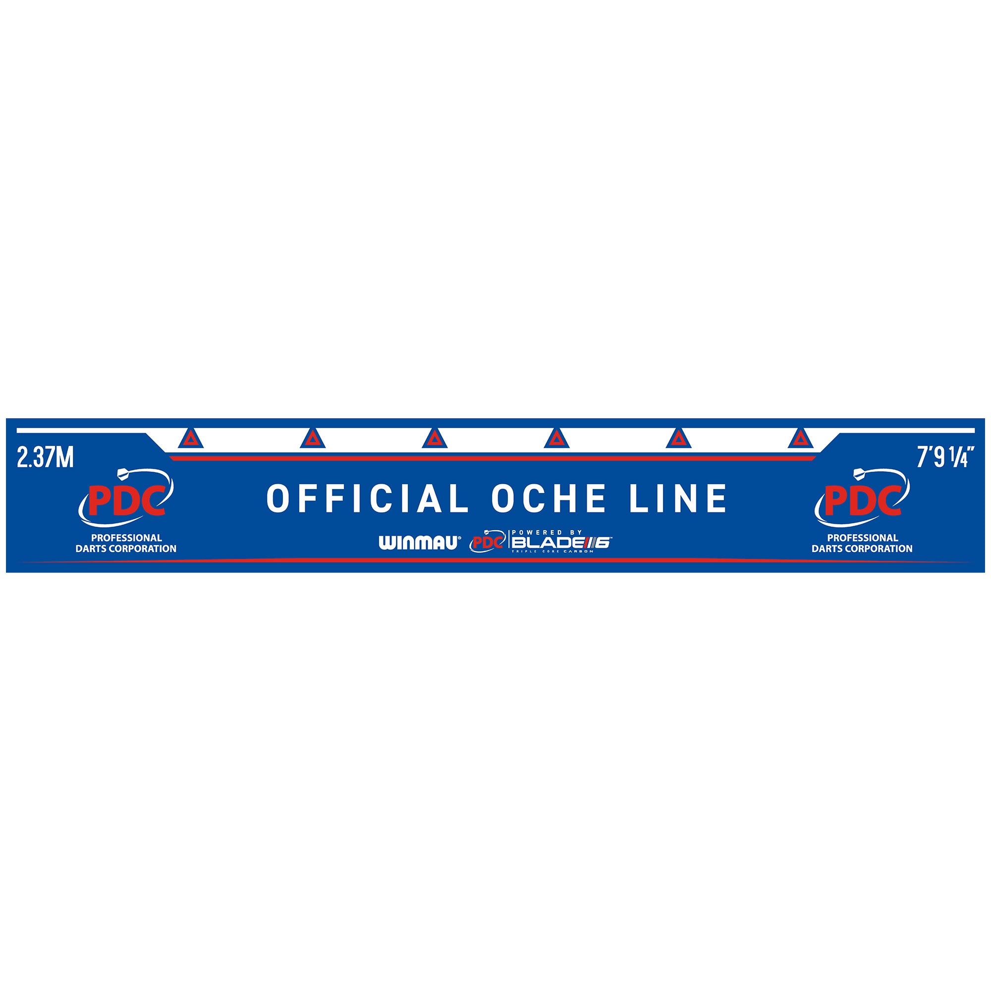 Winmau - Abwurflinie - Oche Line PDC Blue