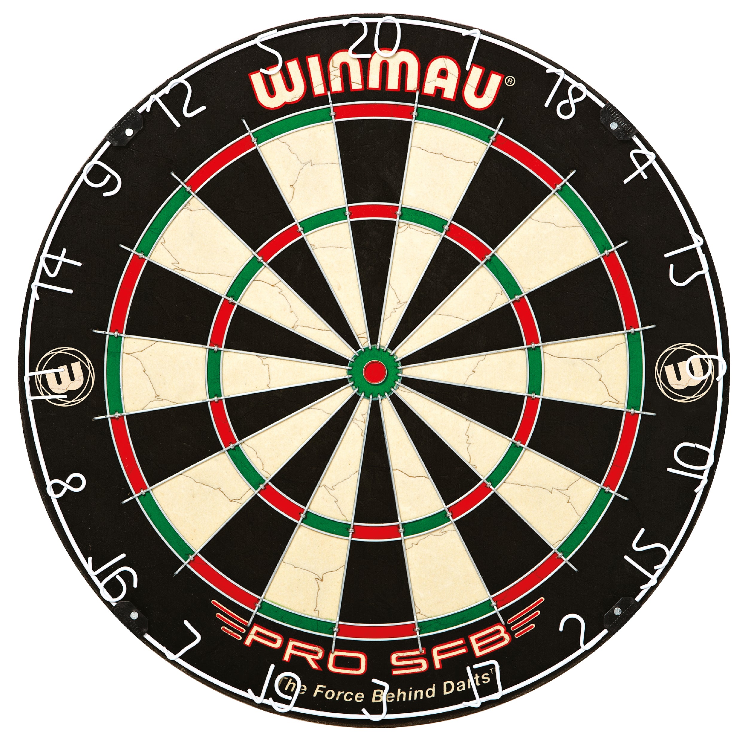Winmau - Dartboard - PRO-SFB im Set inkl. 2 Satz Winmau Steeldarts