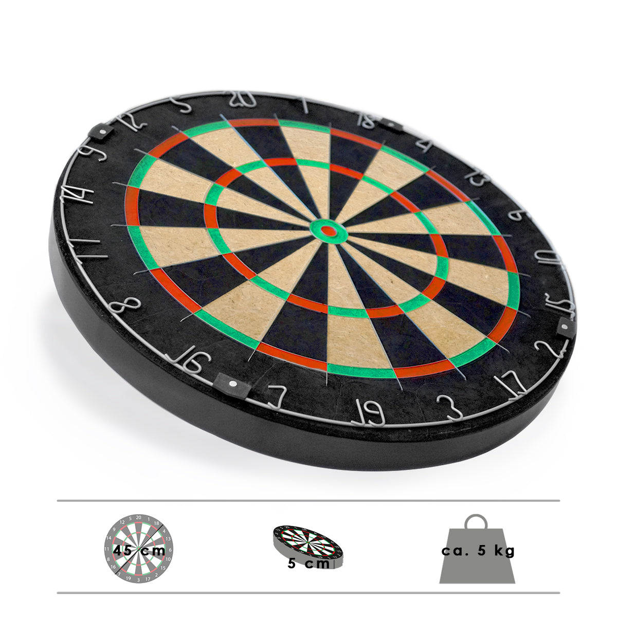 Karella - Dartboard BullOut Set inkl. 2 Set Darts