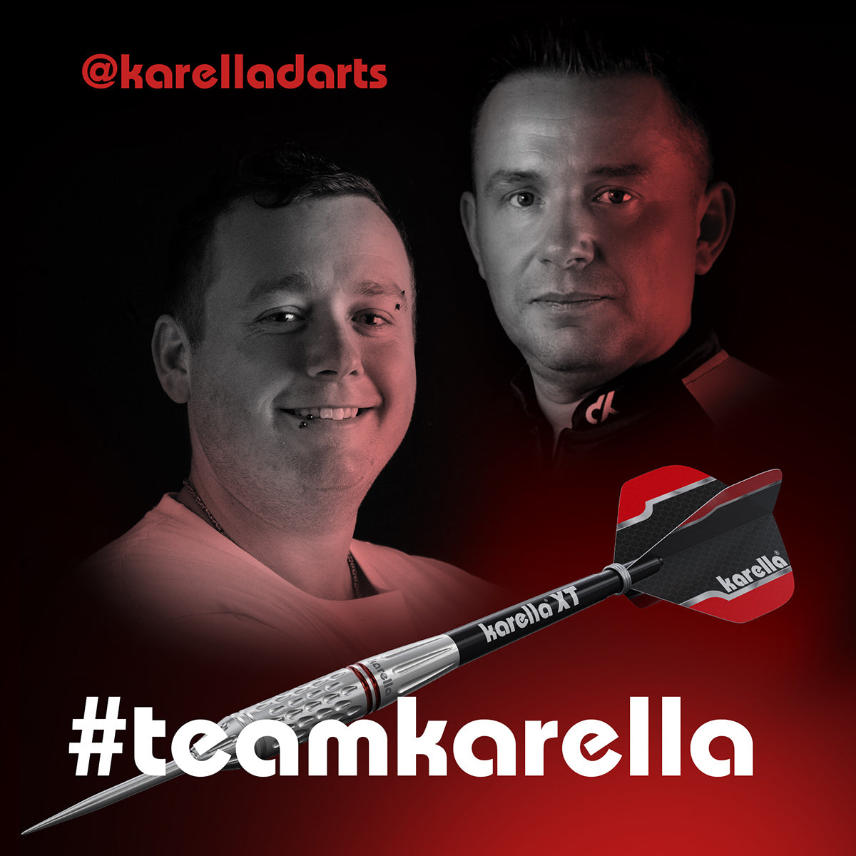 Karella - Dartboard BullOut Set inkl. 2 Set Darts