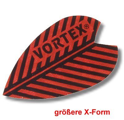 Flight Vortex, Form X (größere Form), rot