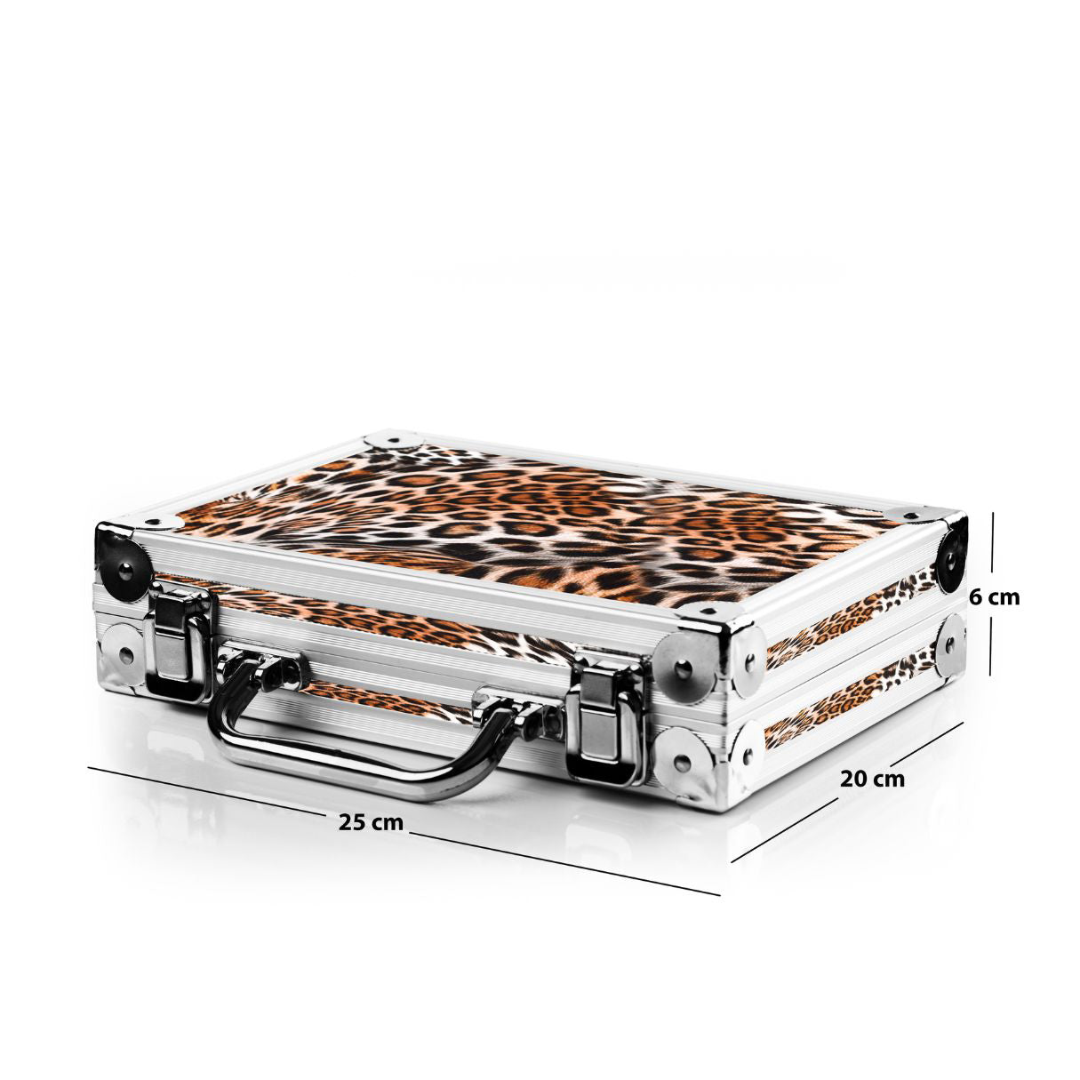 PAK - Dartkoffer Luxus - Alu LEOPARD