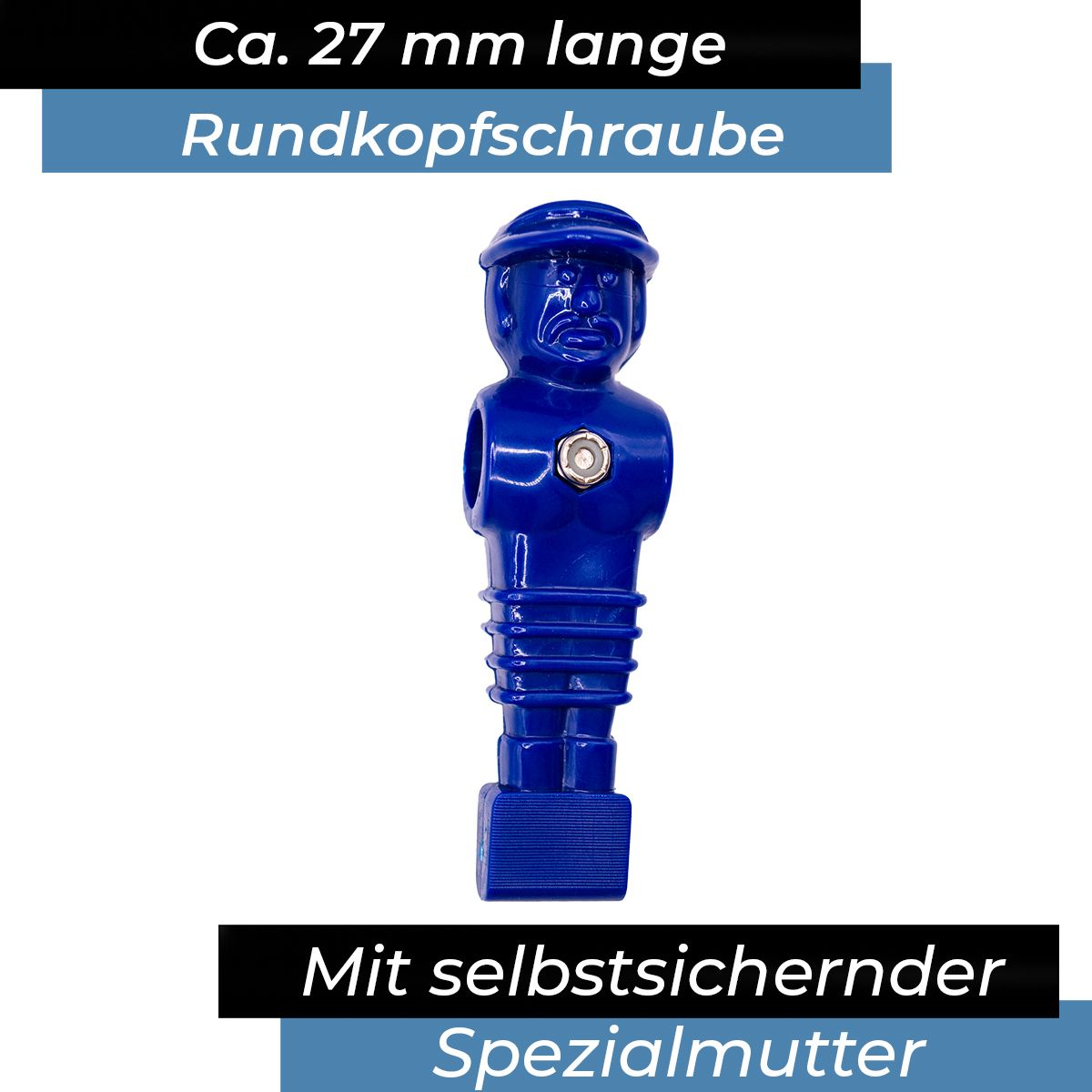 Bandito - Kickerfigur MasterCup Komplettset inkl. Schrauben/Muttern (2x11St.)