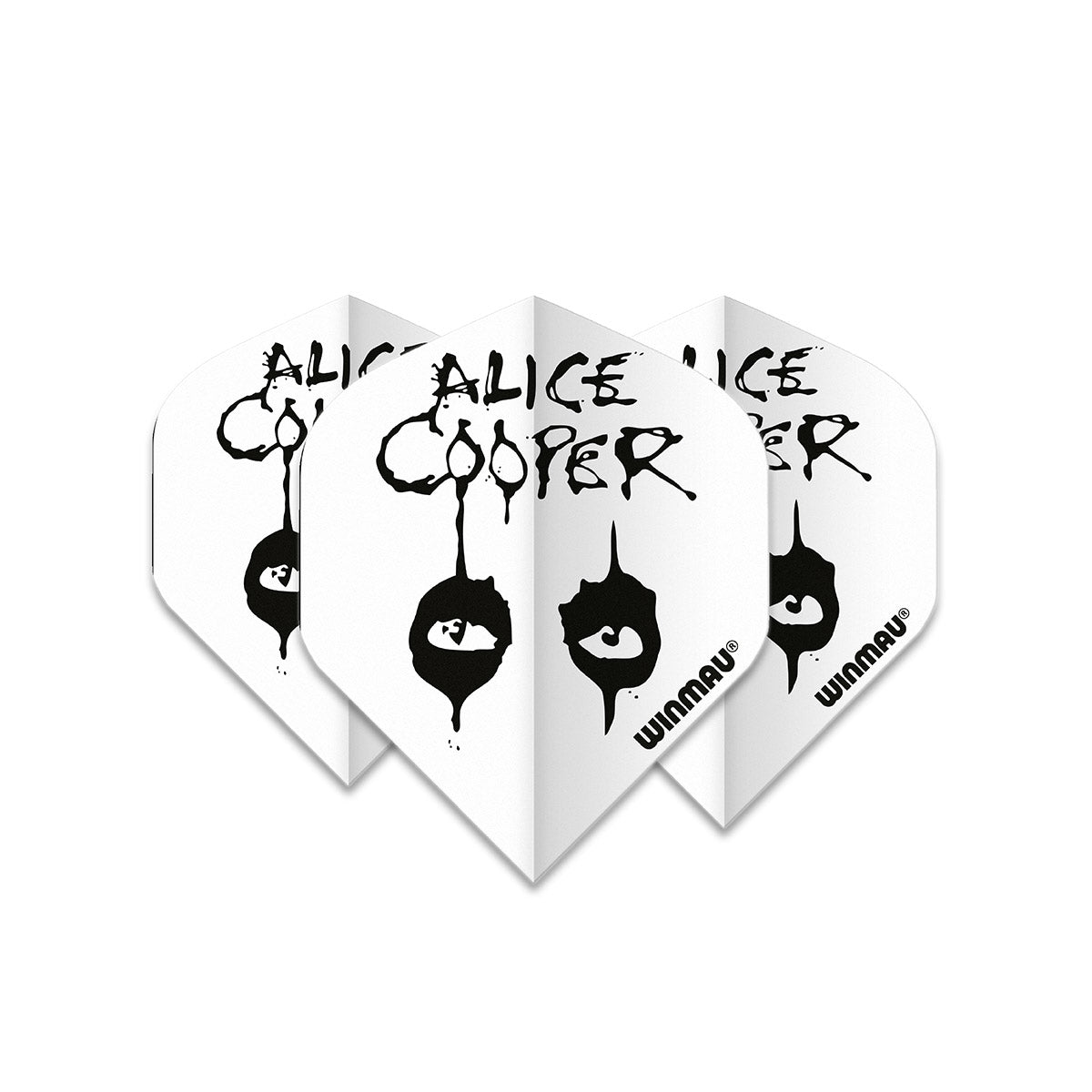 Winmau - Flights - Rock Legends Alice Cooper White