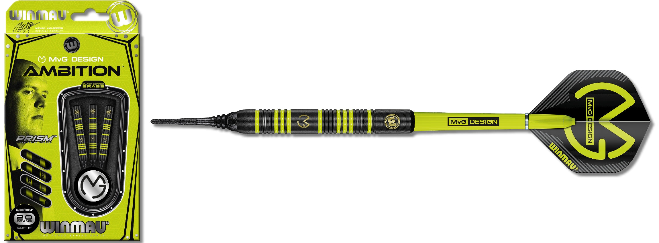 Winmau - Softdart - MvG Ambition 20 gr.
