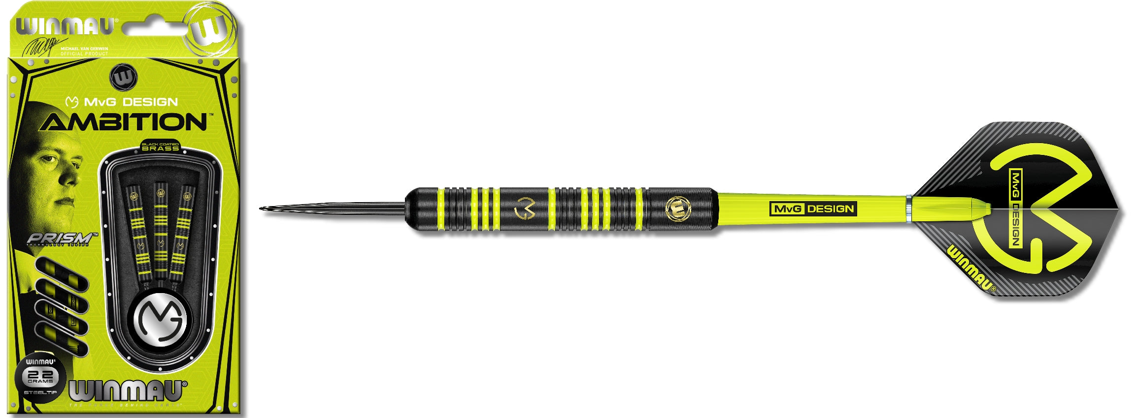 Winmau - Steeldart - MvG Ambition 22 gr.