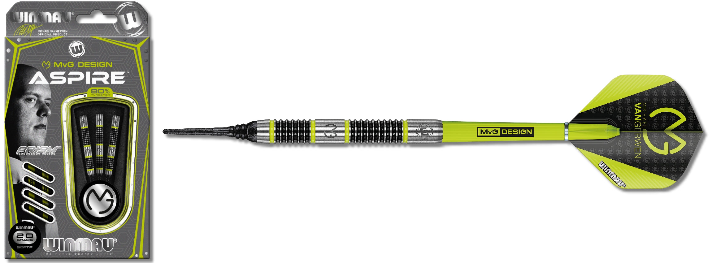 Winmau - Softdart - MvG Aspire 20 gr.