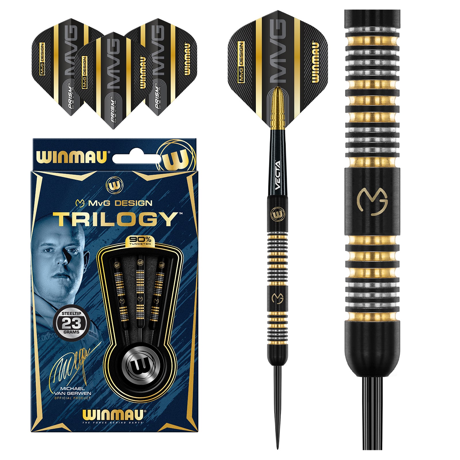 Winmau - Steeldart - MvG Trilogy 23 gr.