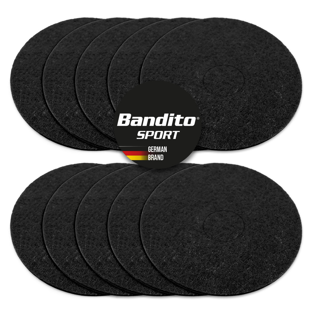 Bandito - Airhockey Pusher Profi Ersatzfilz 100 mm (10 St.) 