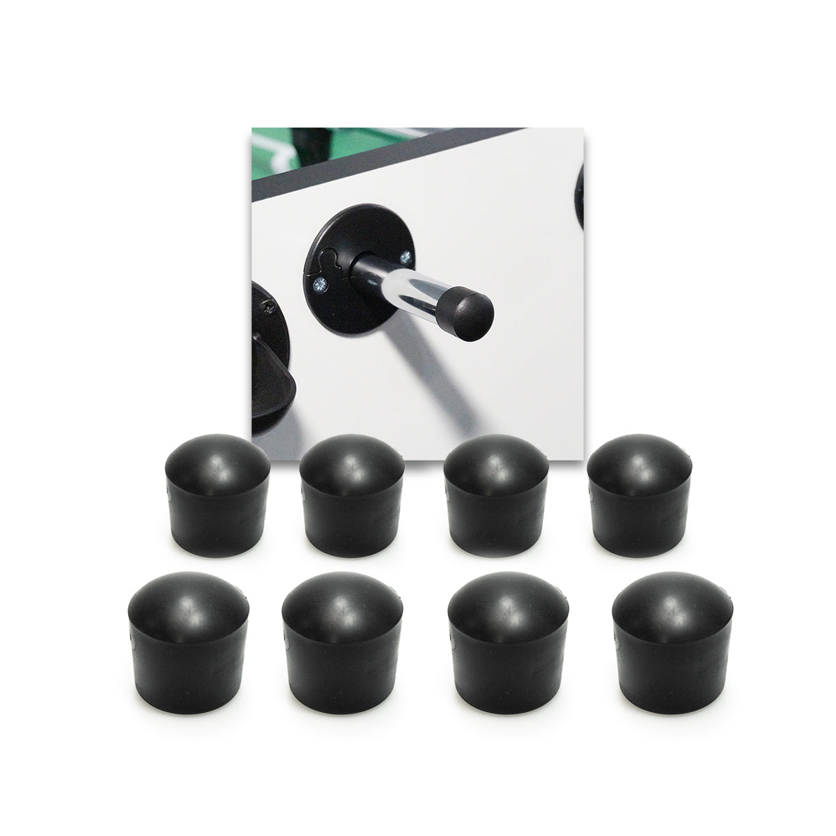 Bandito - Endkappen Standard für 16 mm Kickerstangen Set (8St.) 