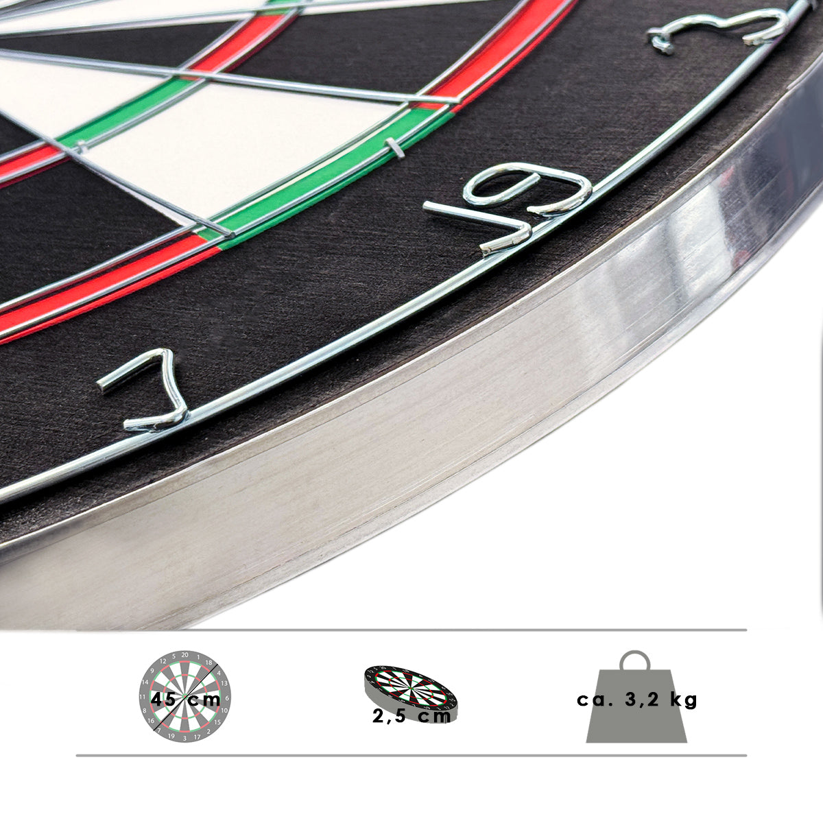 Karella - Dartboard Training Set inkl. 2 Set Darts 
