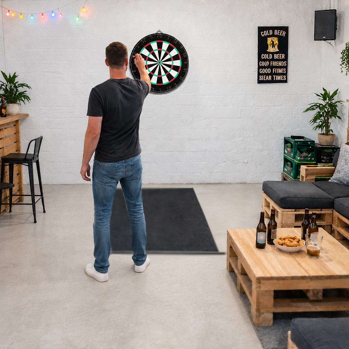 Karella - Dartboard Training Set inkl. 2 Set Darts 