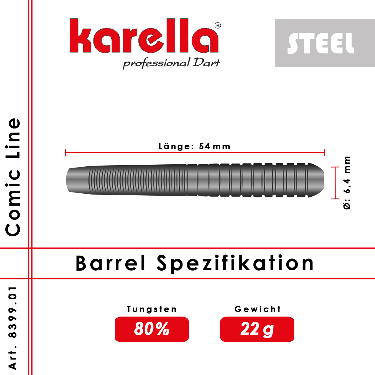 Karella - Steeldart - Comic Line CL-1 22 gr.