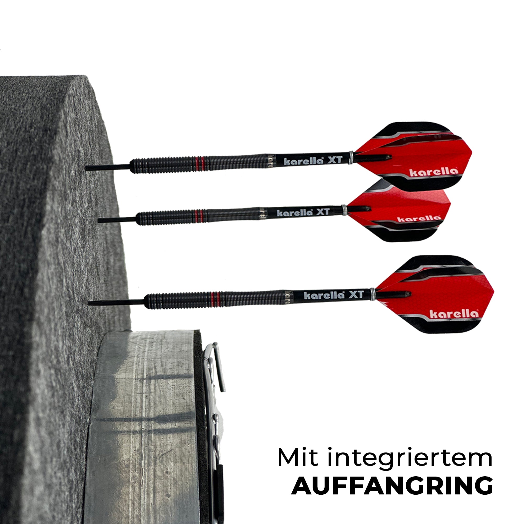 Karella - Schallschutz für Steeldartboards mit integriertem Surround/Auffangring