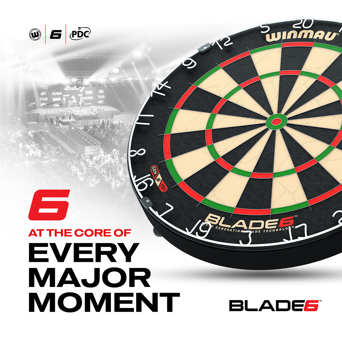 Winmau - Dartboard Set Blade 6 