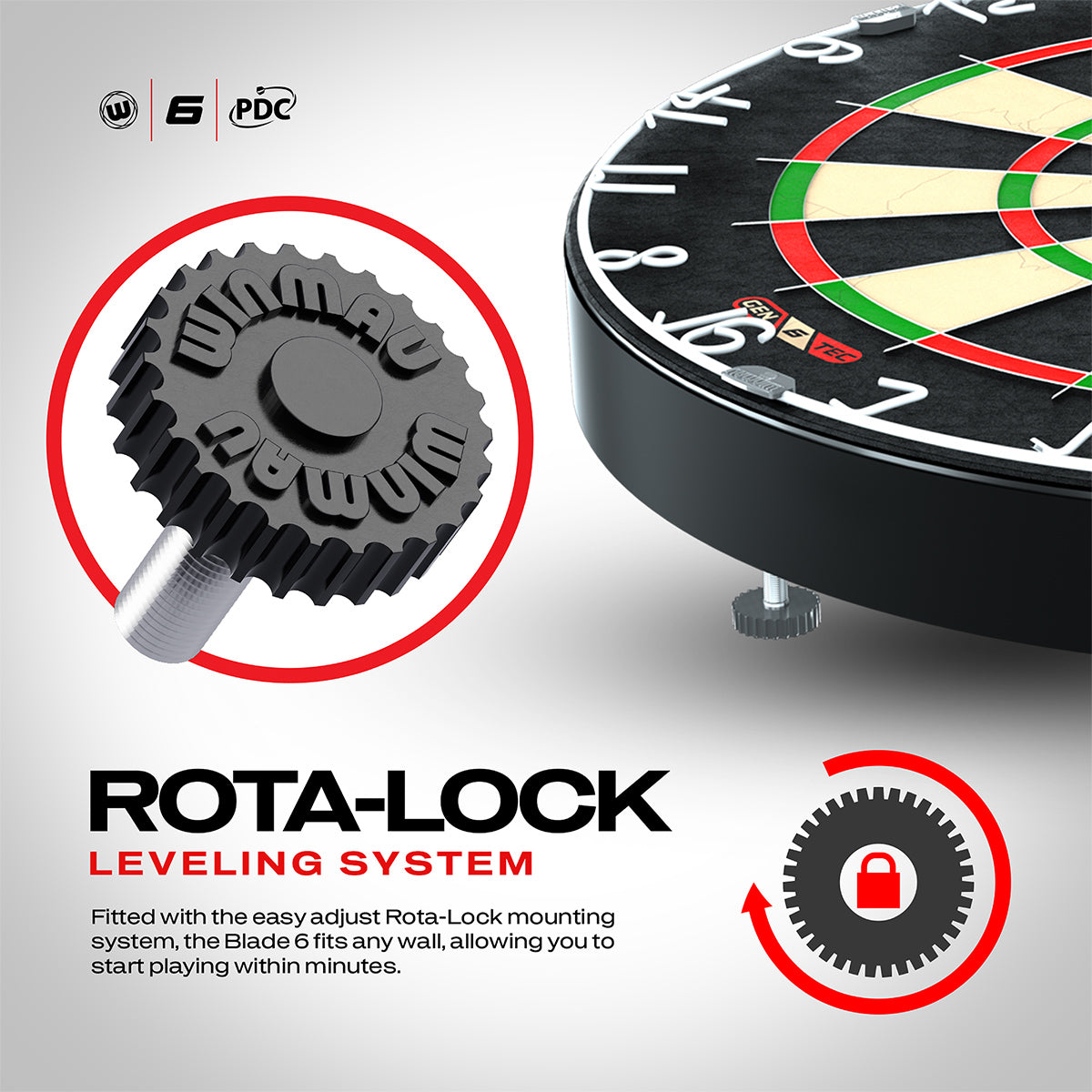 Winmau - Dartboard Set Blade 6 