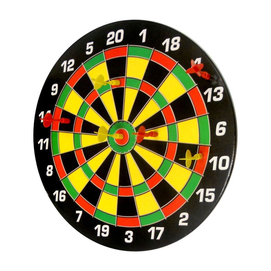 Karella - Dartboard Magnet - Modell Family inkl. 6 Magnetdarts