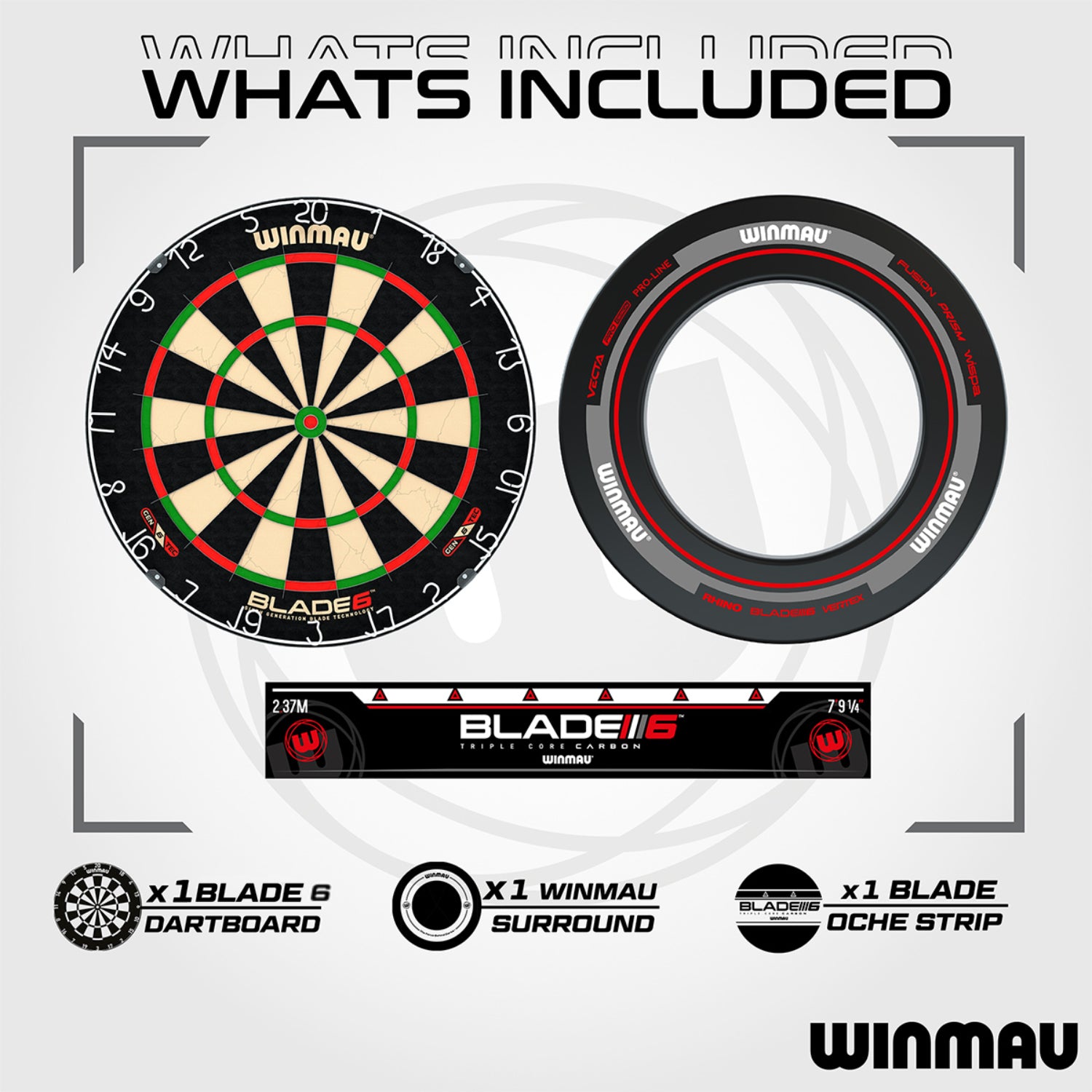 Winmau - Dartboard Set Blade 6 